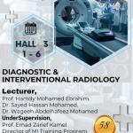 The third workshop for training doctors, batch 58, system (6+1), under the title “Diagnostic and interventional radiology workshop.”