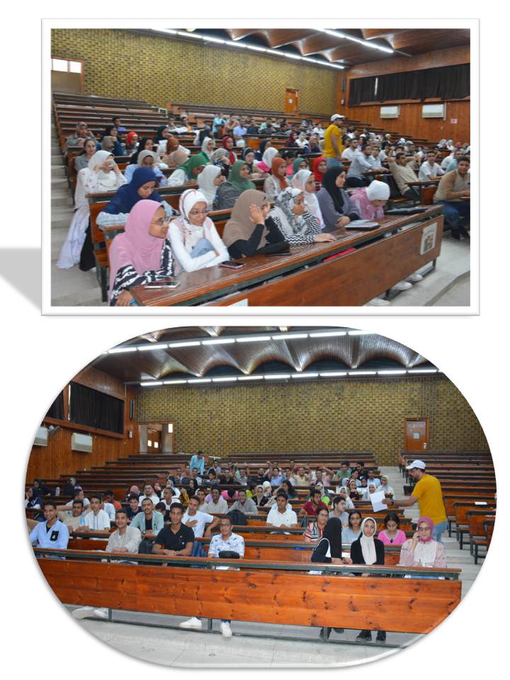 ورشة عمل للطلاب الفرقة الإولى كلية الصيدلة بالجامعة الأهلية بعنوان  " كيفية وضع بيانات الطالب وتظليل رقم الجلوس على نموذج الإجابة Answer Sheet "