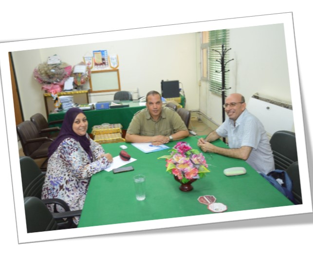 إجتماع فريق معيار أعضاء هيئة التدريس والهيئة المعاونة الخاص بتأهيل الجامعة  للإعتماد