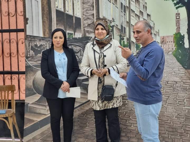 اليوم الثاني والختام لورشه العمل بعنوان "تقنيات الطبعه الفنية" لطلاب قسم الجرافيك