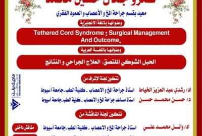 Invitation Master's Thesis Discussion Dr. Amr Gamal Hussein Mohamed, Teaching Assistant, Department of Neurosurgery and Spine