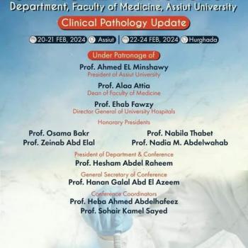 An invitation to attend the fifteenth conference of the Department of Clinical Pathology