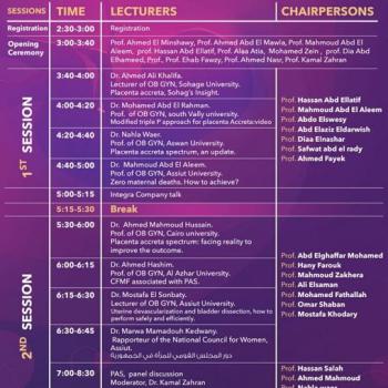 Invitation to the sixth scientific day of the Department of Obstetrics and Gynecology entitled “Placenta accreta”