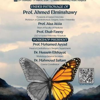 An invitation to the tenth surgical thoracoscopy workshop on February 29, 2024, organized by the Department of Cardiothoracic Surgery, Faculty of Medicine, Assiut University.