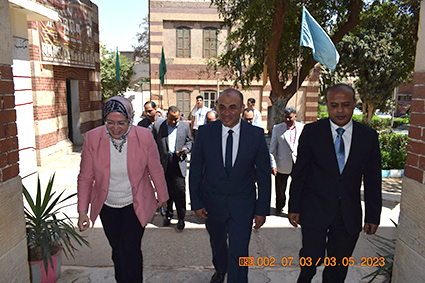 استقبال أ.د/ نائب رئيس الجامعة